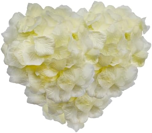 Starmimi Ivory Rose Petals for Romantic Occasions 1000pcs