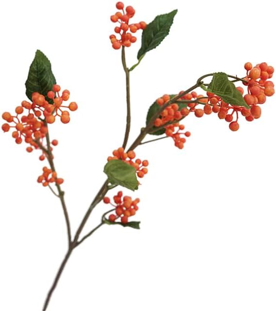 HUFFA Artificial Flower Single Branch Wild Fruit Decor