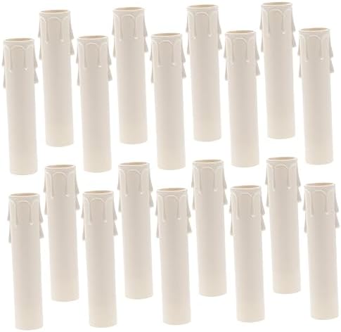 IMIKEYA Candle Covers for Chandeliers 20pcs