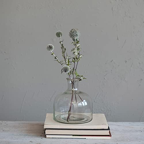 Creative Co Op Clear Blown Glass Vase