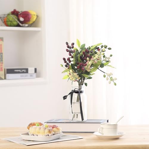 FRELEAN Artificial Fruit Decorations 5PCS White