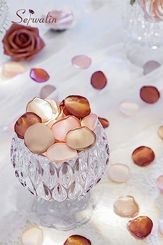 Serwalin 300Pcs Silk Rose Petals for Weddings and Decor