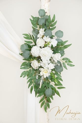 Artificial Flower Arch Kit 4-Piece Wedding Decor