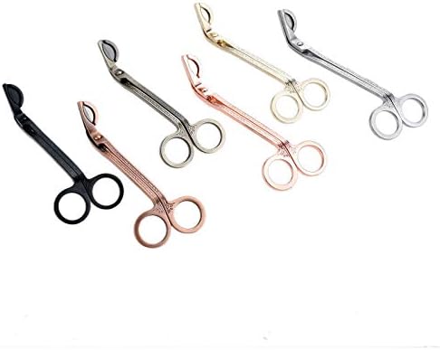 MUXSAM Candle Wick Trimmer Gold Stainless Steel