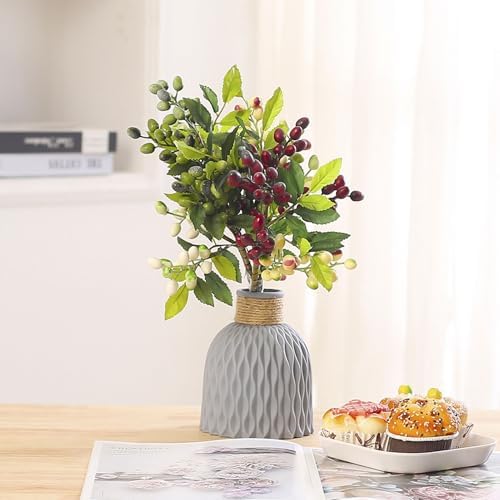 FRELEAN Artificial Fruit Decorations 5PCS White