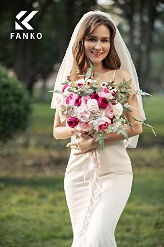 FANKO Artificial Flowers for Wedding and Home Decor
