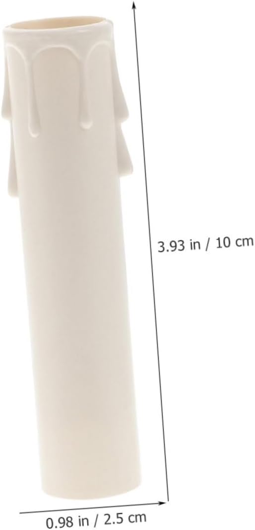 Zerodeko 15PCS Candle Drip Sleeves for Chandeliers and Candelabras