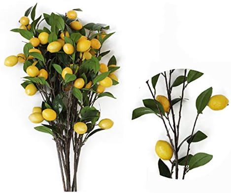 SHQ Artificial Flowers Pomegranate Gray Bunch Decor