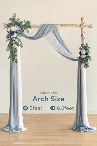 Lings Moment Artificial Wedding Arch Flowers Kit