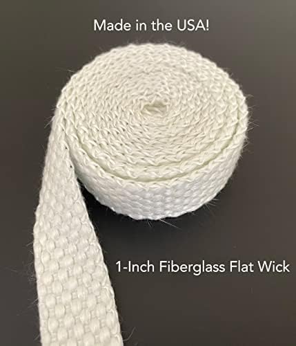 Firefly Fuels Flat Fiberglass Wick 5ft x 1in