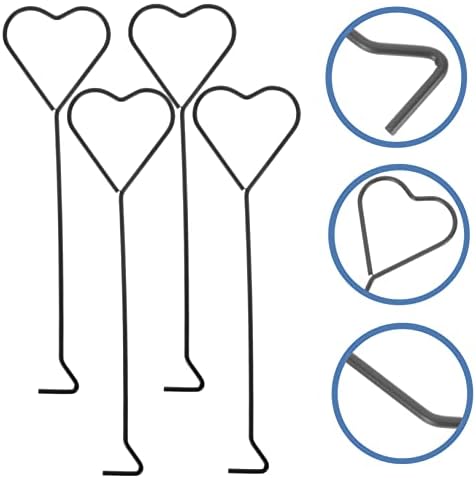 4pcs Heart Design Candle Wick Extinguisher Hooks for Thin Candles