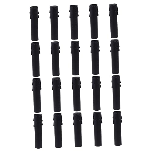 20pcs Teardrop Candle Sleeves for E12 Chandelier Base Socket Covers