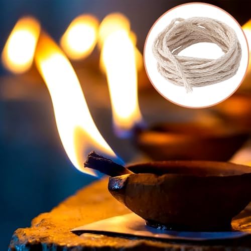 656 Ft 3mm Cotton Oil Lamp Wicks Replacement