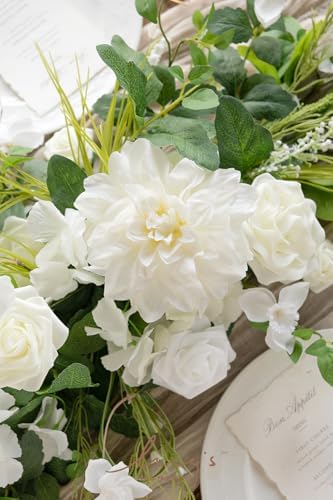 Lings Moment 6FT Eucalyptus Rose Flower Garland