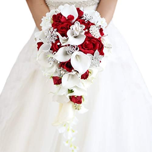IFFO Bridal Bouquet with Calla Lilies and Roses