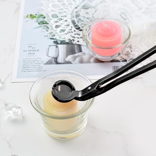 15 Pcs Black Stainless Steel Candle Wick Trimmer Set