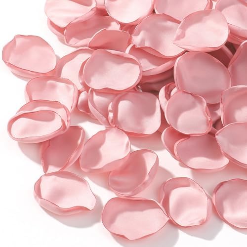 200pcs Silk Blush Pink Rose Petals for Wedding Decorations
