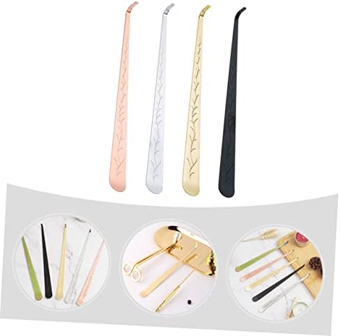 PRETYZOOM 4-Piece Candle Wick Tools Set Hook Trimmer Extinguisher