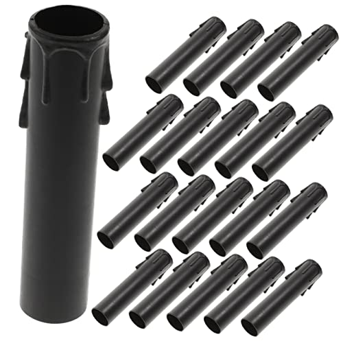 24pcs Candle Sleeve Covers for Chandeliers and Decorative Lamps