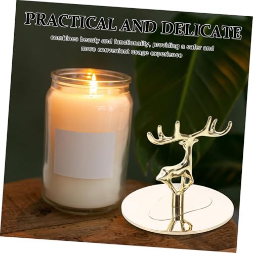 Metal Aromatherapy Candle Cover Lid Scented Candle Socket