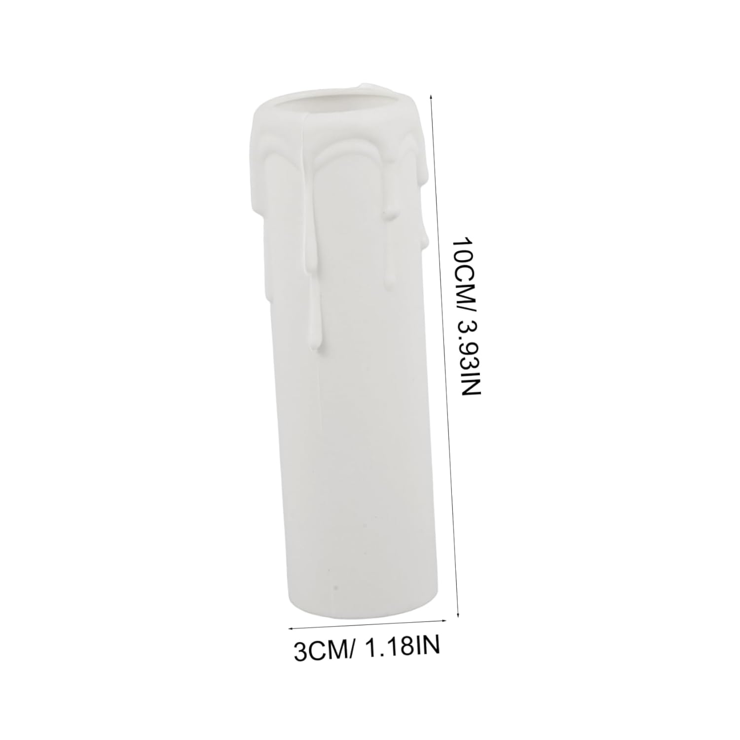 12pcs Chandelier Socket Covers with Wax Drop Effect