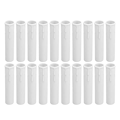 Candle Covers Sleeves 4 Inch E12 Flame Retardant for Chandeliers Home Restaurant
