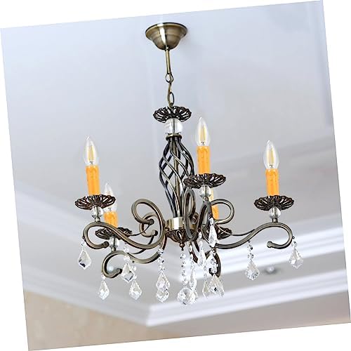 20 Pcs Lightweight Plastic Candle Sleeves with Tear Pattern Chandelier Socket Covers