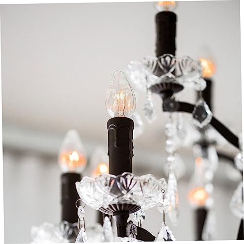 20pcs Plastic Candle Sleeves for Chandeliers and Lamp Bases