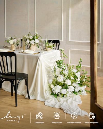 Lings Moment 41 Inch Tall Free Standing Wedding Aisle Artificial Flowers
