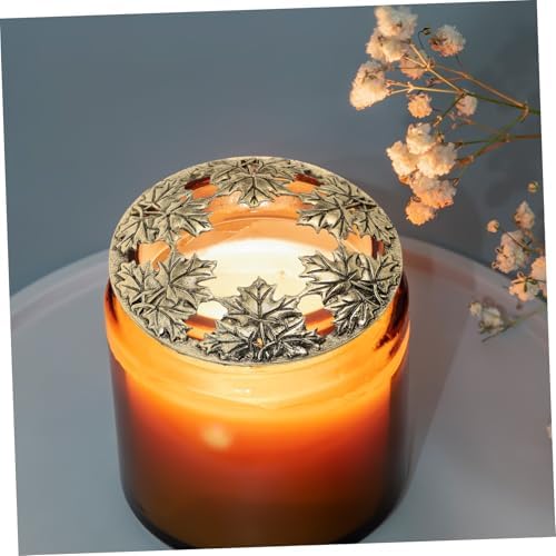 Candle Toppers Hollow Design for Even Melting and Debris Protection