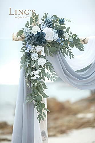 Lings Moment Artificial Wedding Arch Flowers Kit