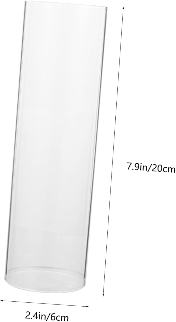 4pcs Taper Candles Glass Lampshade Cover for Modern Decor