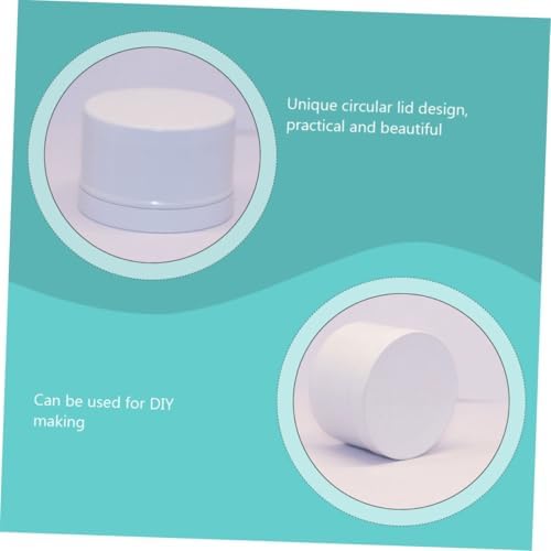 Housoutil 4pcs Aluminum Candle Holders for Wax Projects and Storage
