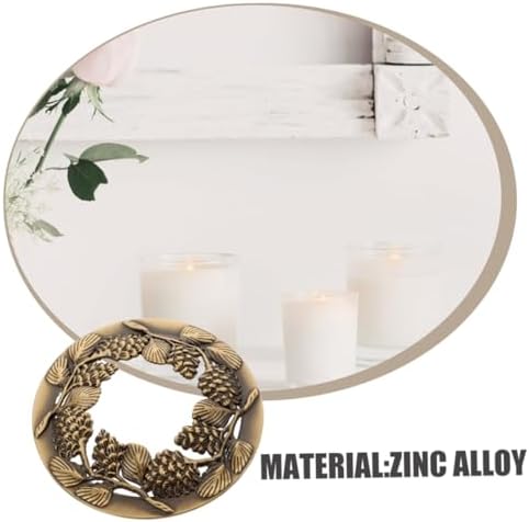 NUOBESTY 2pcs Metal Candle Toppers for Scented Jar Candles