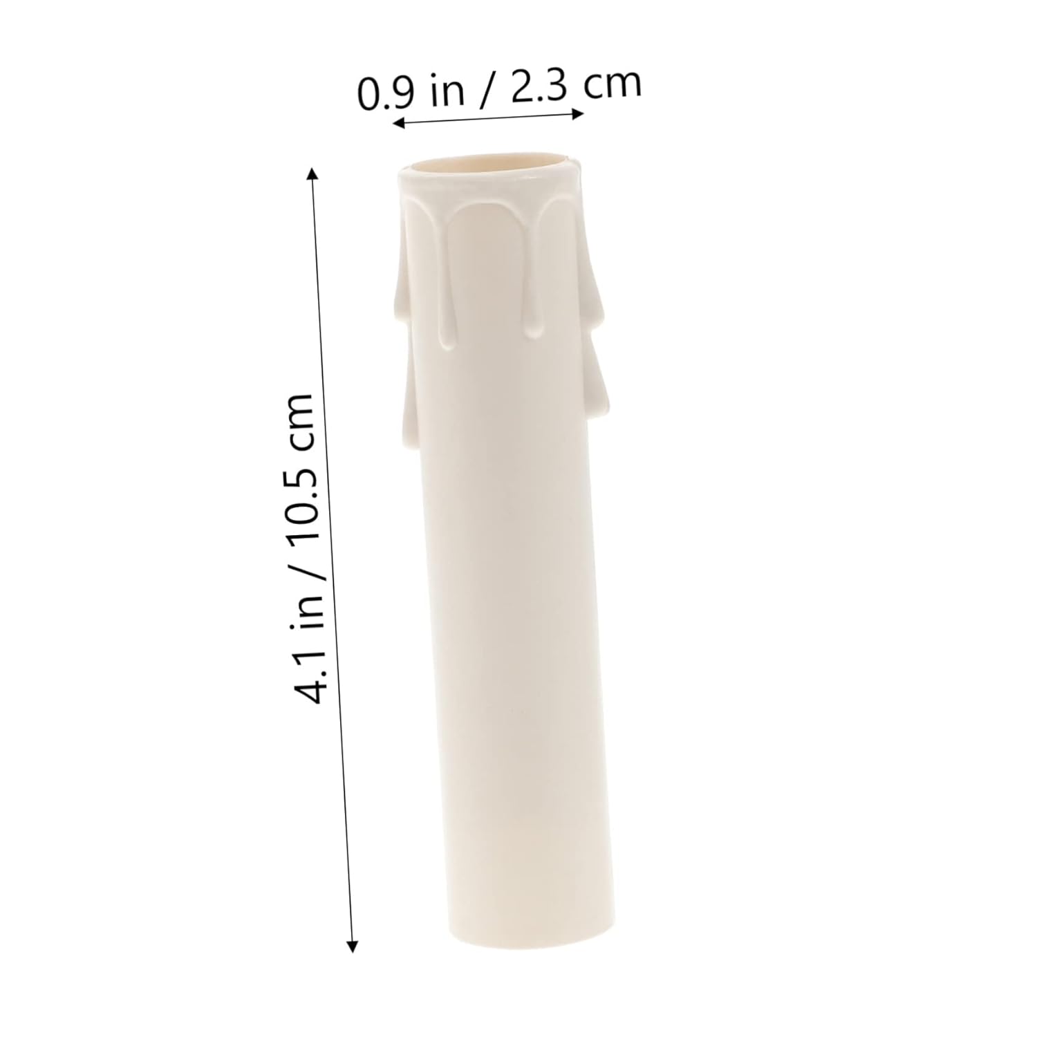 20pcs White Chandelier Tube Covers Decorative Candle Sleeves Easy Install