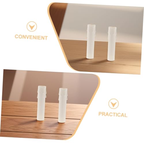 PRETYZOOM 30pcs Candelabra Base Socket Covers for Chandeliers and Candles