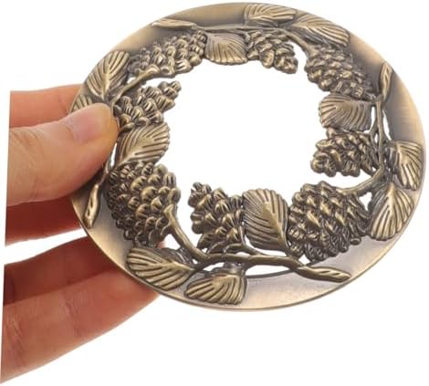 KONTONTY 2pcs Metal Candle Covers for Jar Candles
