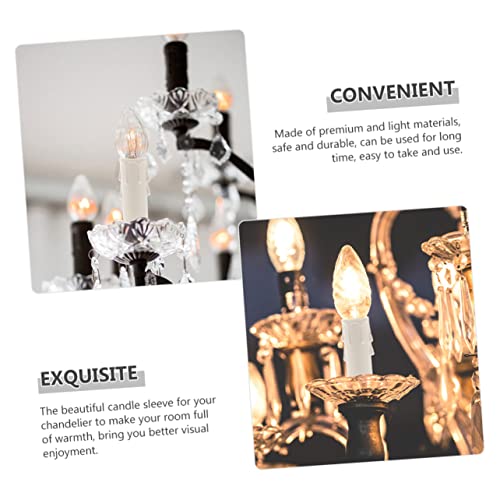 SEWOART Pcs Tall Candle Socket Covers for Chandeliers