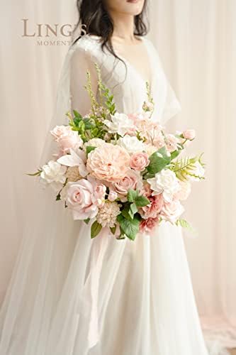 Lings Moment Blush Pink Artificial Flower Set