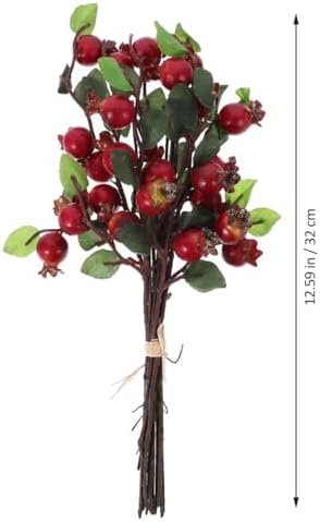 COHEALI Artificial Pomegranate Flower 5Pcs Decor
