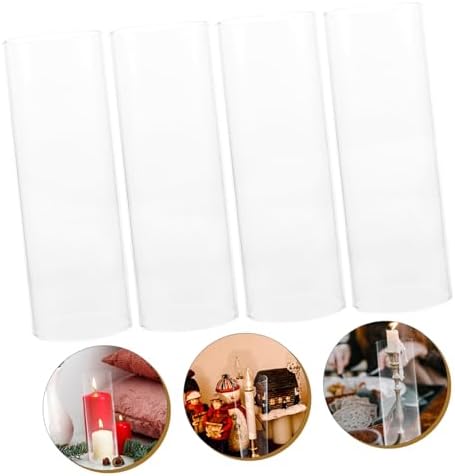 Zerodeko Windproof Candle Covers Glass Shades