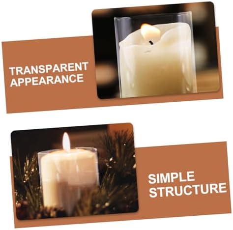 Clear Candle Holder Sleeve for Home Decor and Events