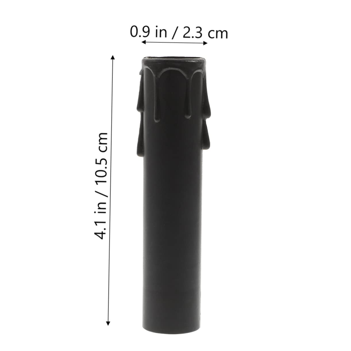 HOMSFOU 24pcs Tall Candle Socket Covers for Home Decor