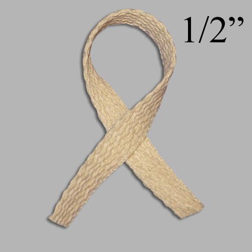 12 Inch Flat Cotton Wick Six Feet Made in the USA