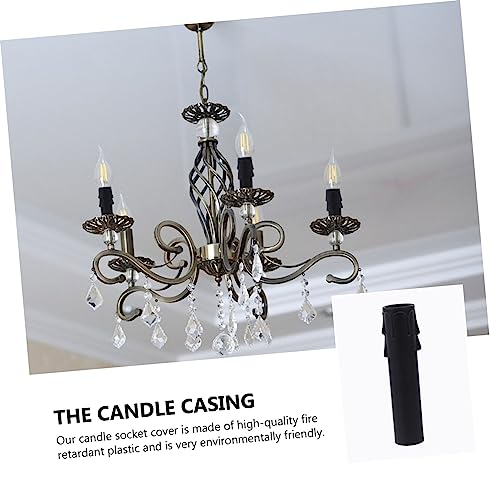 Gadpiparty Teardrop Candle Sleeves 20pcs for E12 Candelabra