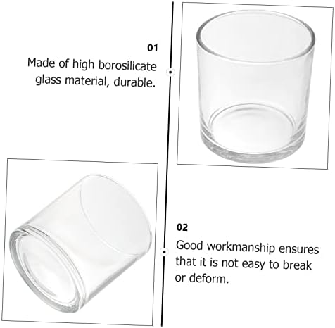 Glass Candle Holder for Candles and Tealights