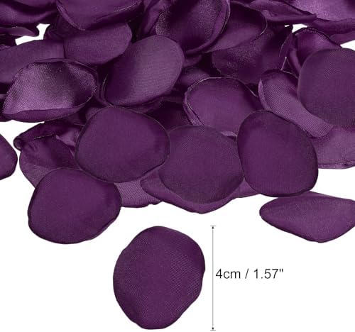 PATIKIL Purple Silk Rose Petals 300 Pcs Wedding Decor