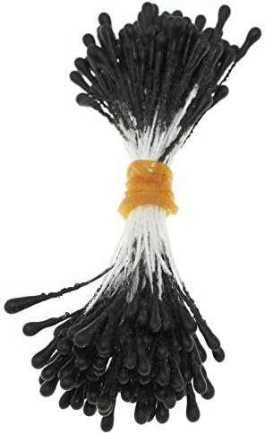 Lind Kitchen Artificial Pearlized Flower Stamen - 400PCS Matte Black