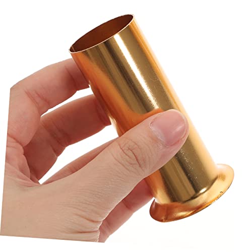 6Pcs Golden Candle Covers for Chandelier Light Fixtures