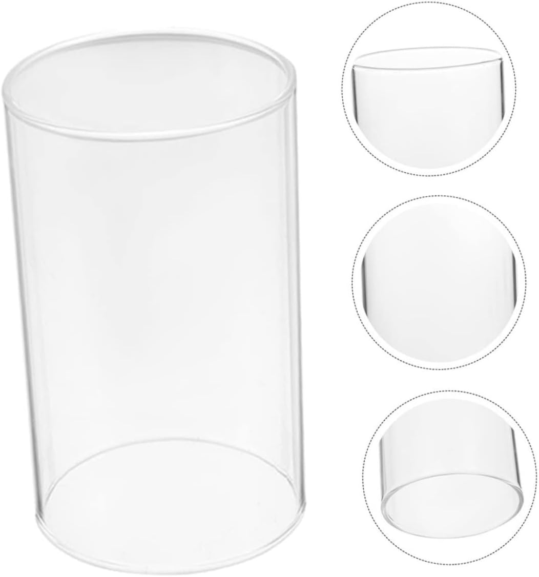 PRETYZOOM 2pcs Windproof Candle Covers for Dining Room Decor